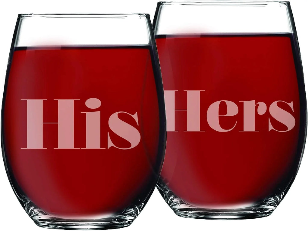 Stemless Wine Glasses Set Of 2 S572646