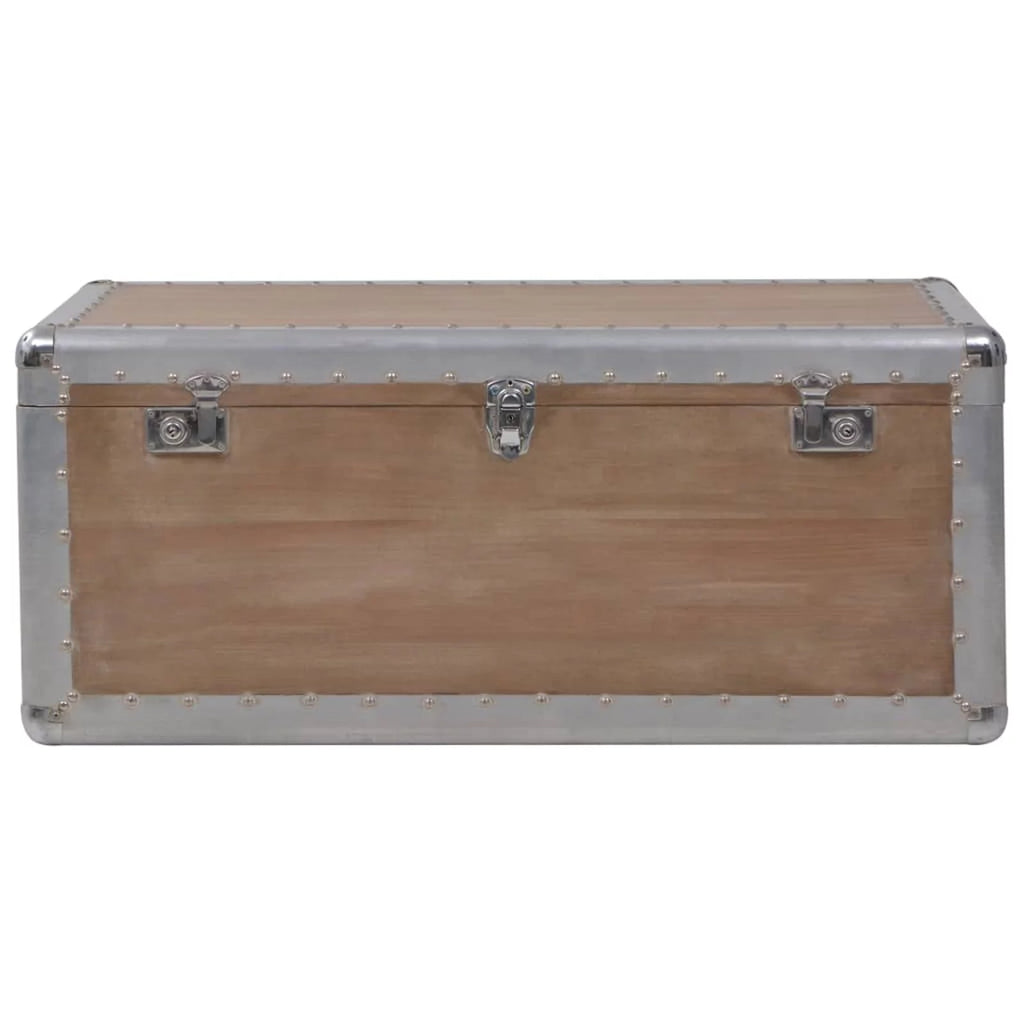 Wooden Fir Storage Chest Trunk G939365