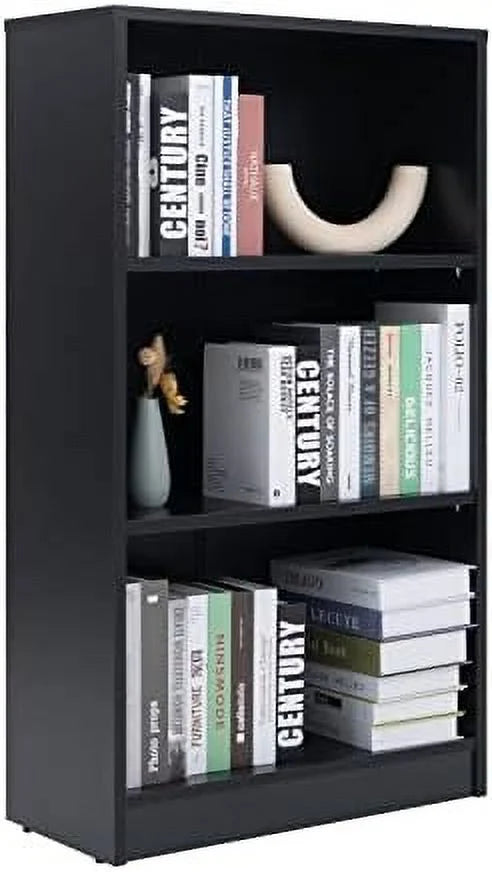 White 5 Layer Wood Bookcase J776
