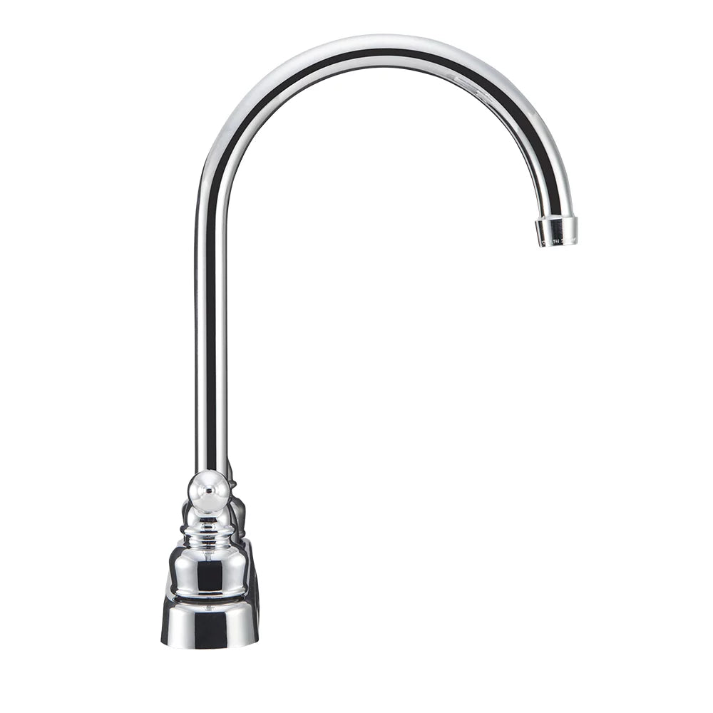 Chrome Polished J-Spout RV Kitchen Faucet D1318