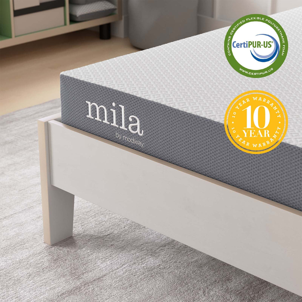 Twin Foam Mattress Set of 2 B7344