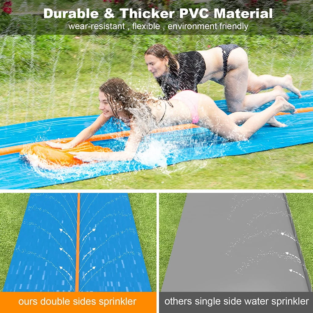 30ft Lawn Water Slide with 2 Body Boards H14529