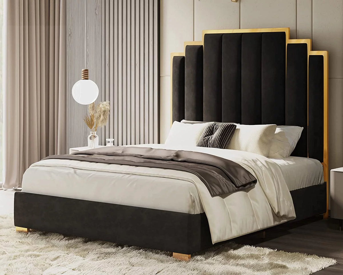 Queen Size Upholstered Bed with Headboard C113