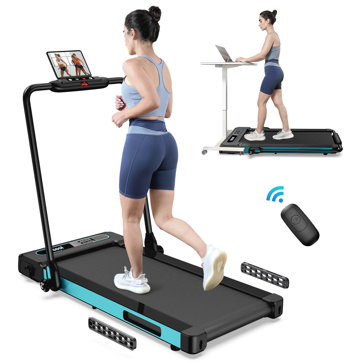 2.5HP Folding Treadmill with Display Screen S489