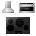 30 Induction Cooktop, Range Hood, Microwave C882429