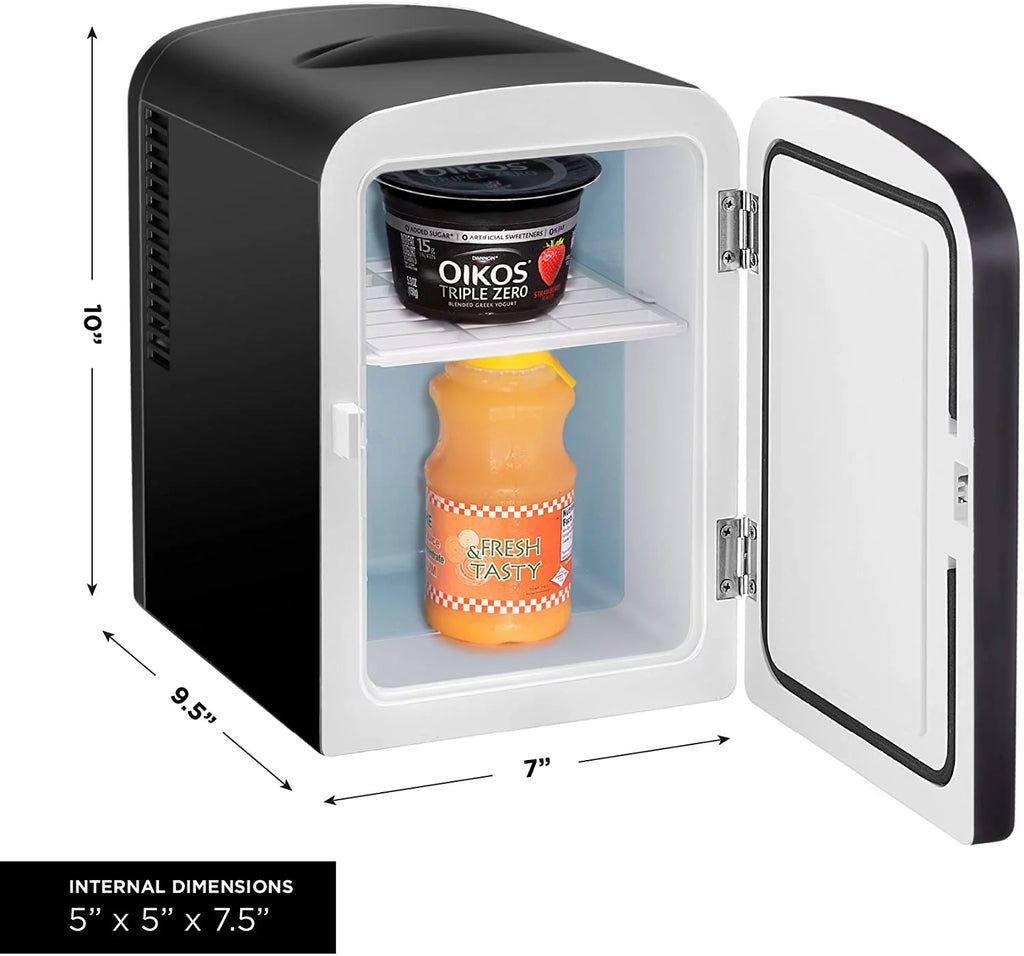 Portable 4L Mini Fridge Black Z65223