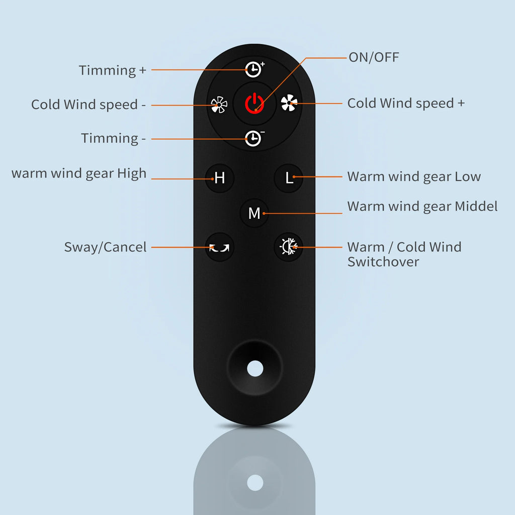 32 inch 10 Speeds Tower Heater and Cooling Fan O3568