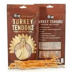 3oz Turkey Tendon Dog Chew Treats G7101