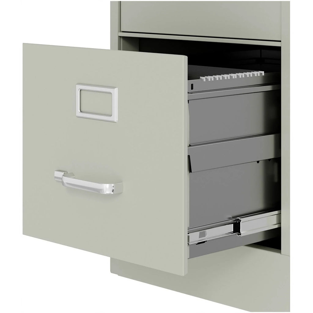 25" 4-Drawer Metal Vertical File Cabinet in Gray O531380