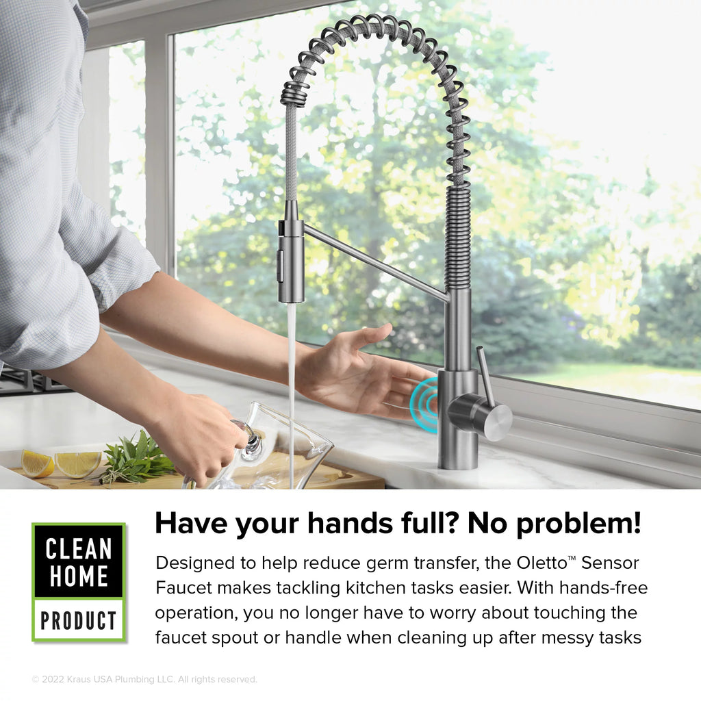 Touchless Sensor Pull-Down Single Handle Kitchen Faucet F63104