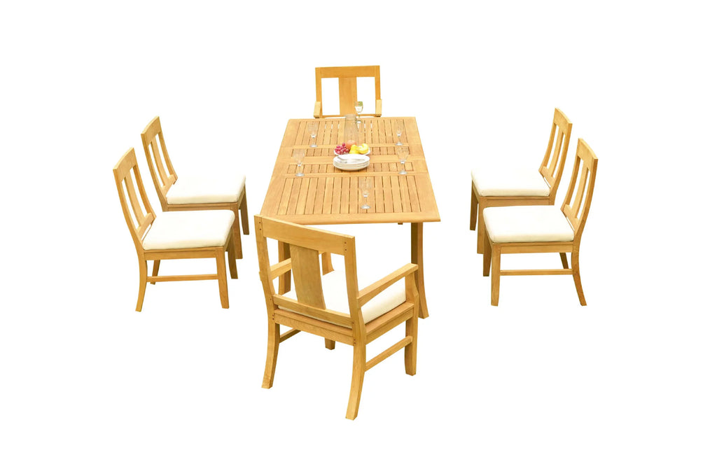 6 Seater 7 Pc Teak Dining Set A456872