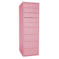 Light Pink 9 Drawer Makeup Vanity Storage I211600