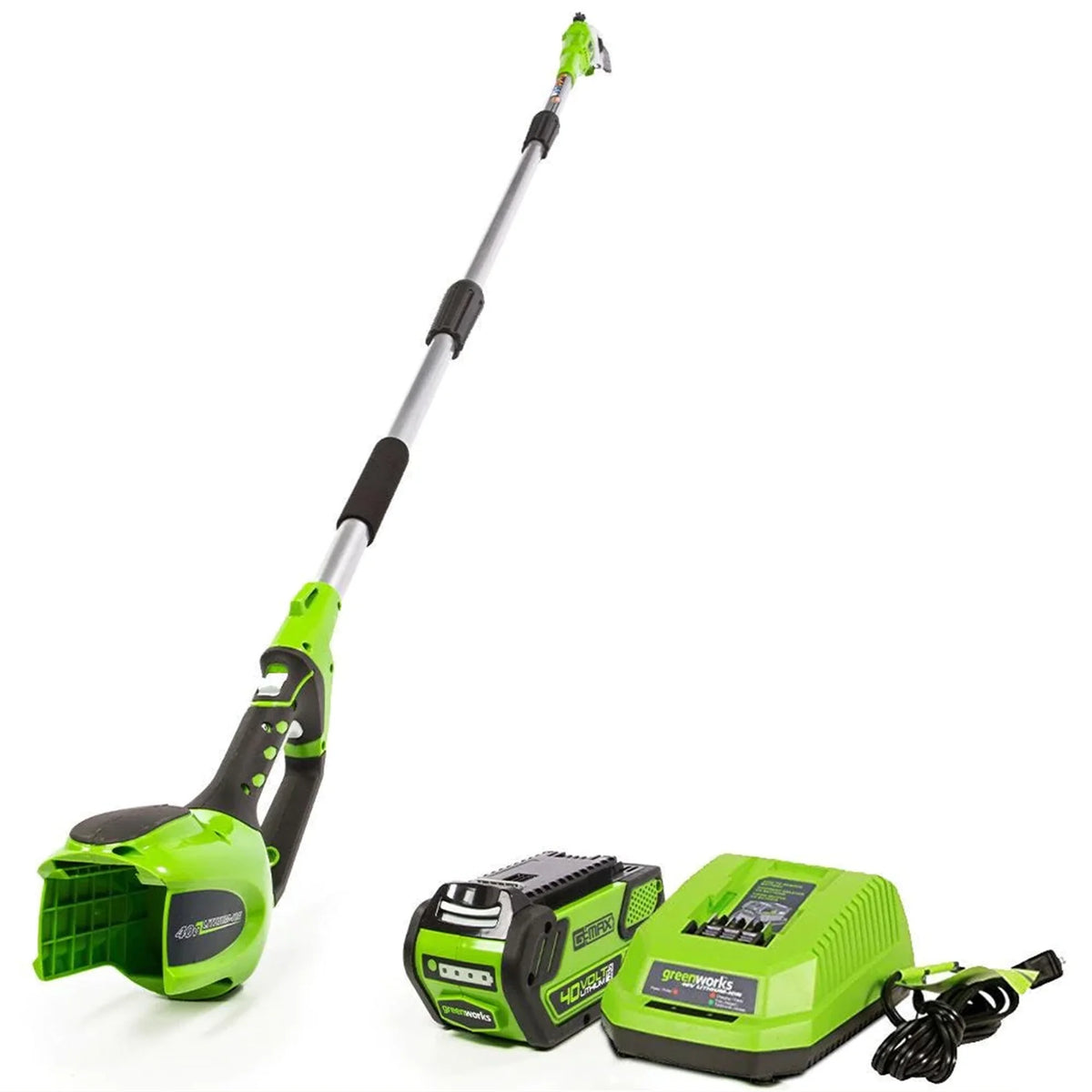 40V Cordless Battery Powered Pole Saw with 2.0 Ah Battery & Charger F25827