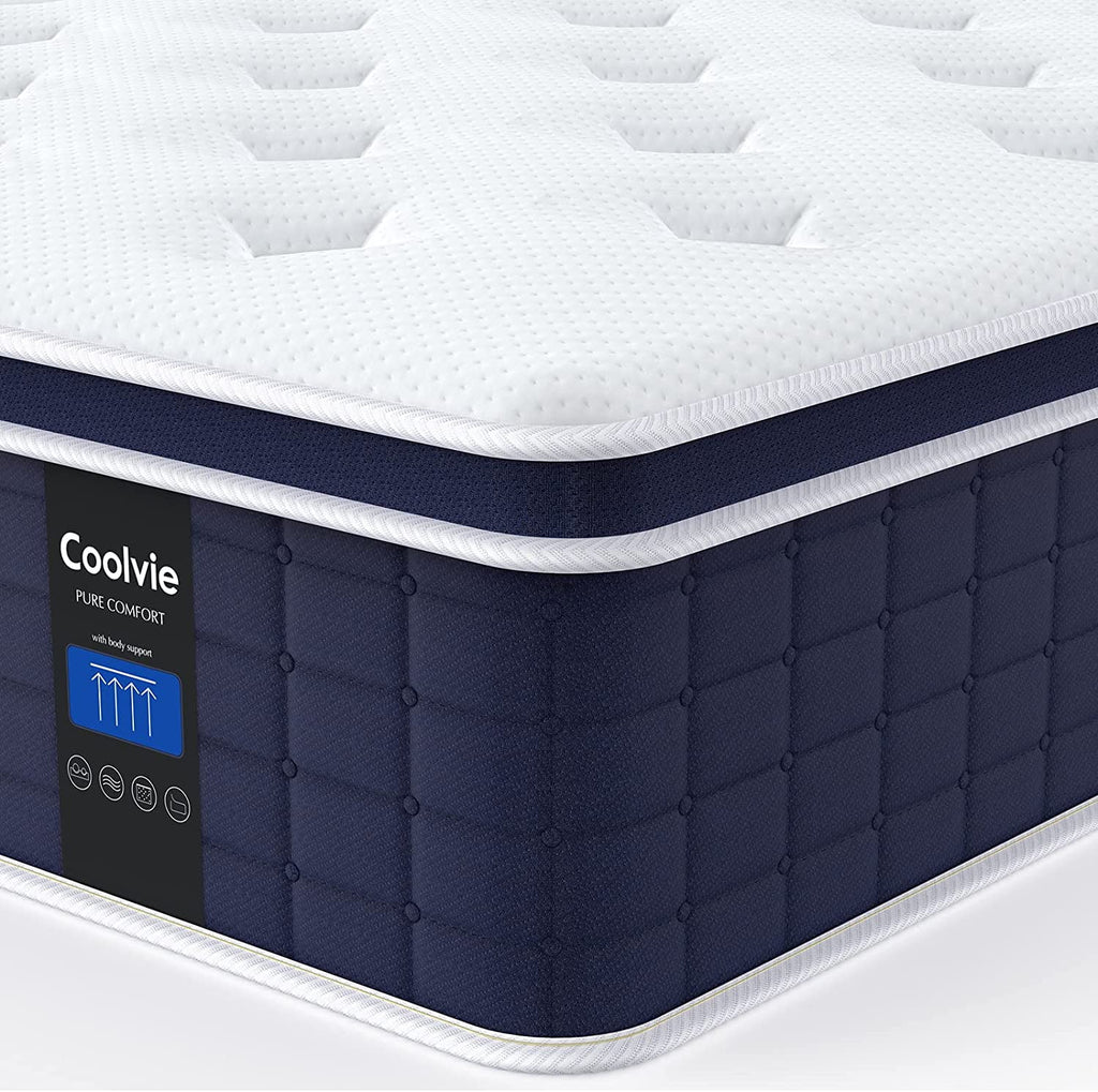 Queen 12 inch Hybrid Mattress with Foam and Pocket Springs Y126