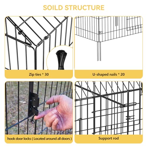 Metal Chicken Coop with Cover L84430