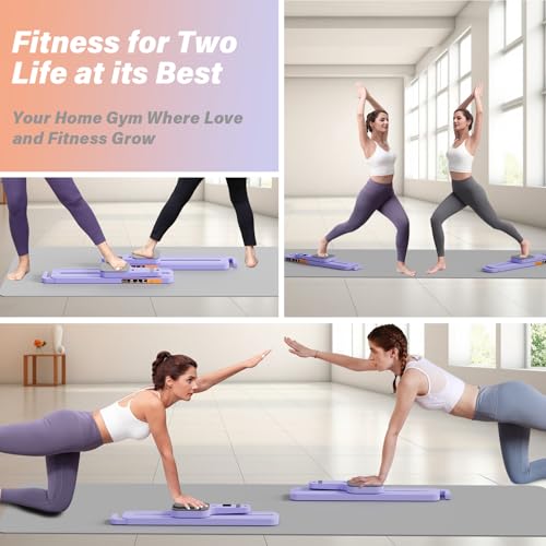 Pilates Reformer Machine with Resistance Bands and Balance Board L4250