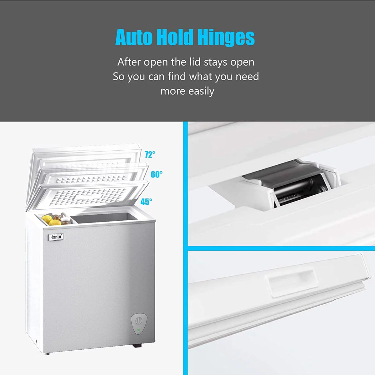 5.0 Cu.ft White Chest Freezer L761557