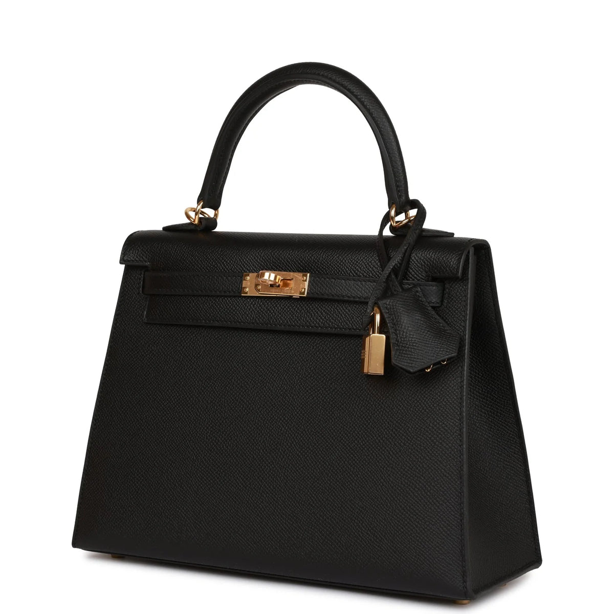 Black Leather Handbag Z545