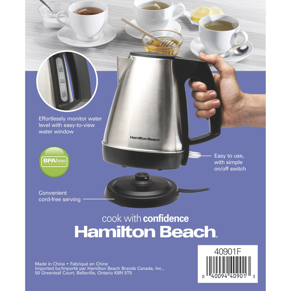 1 Liter Stainless Steel Electric Kettle N970174