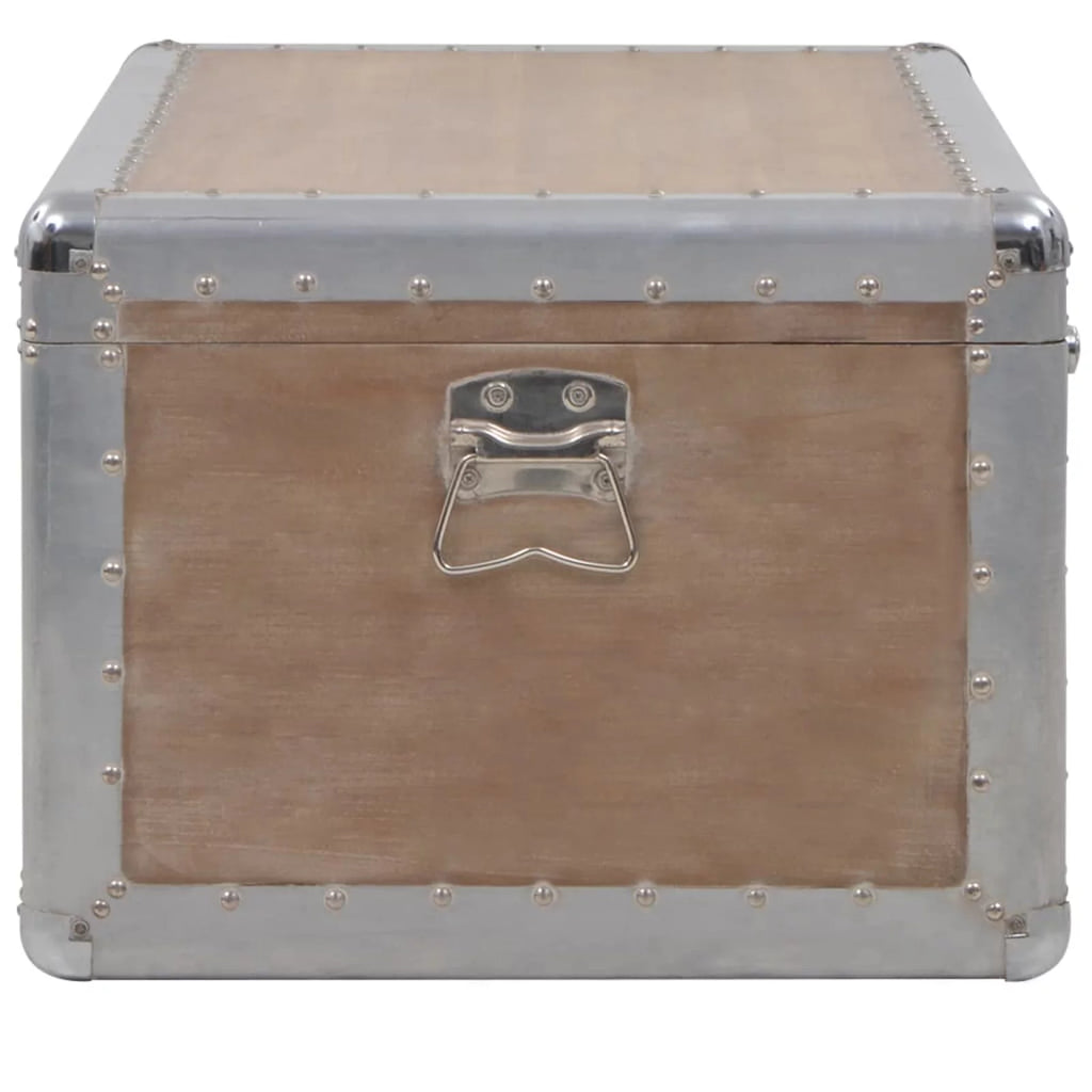 Wooden Fir Storage Chest Trunk G939365