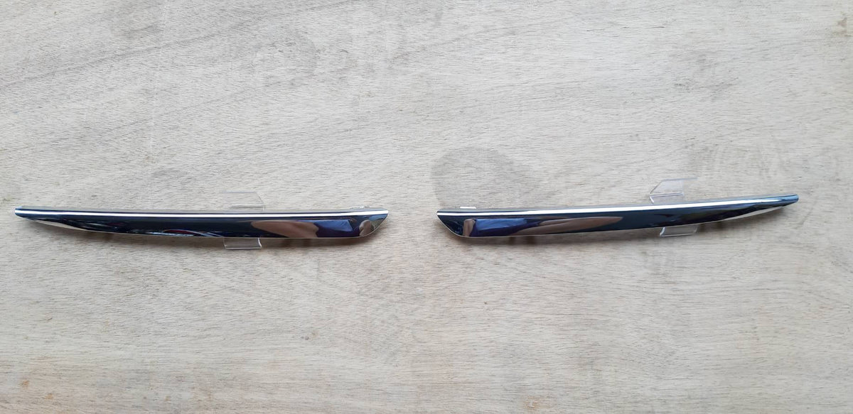 Front Bumper Fog Light Trim Molding Chrome G2791