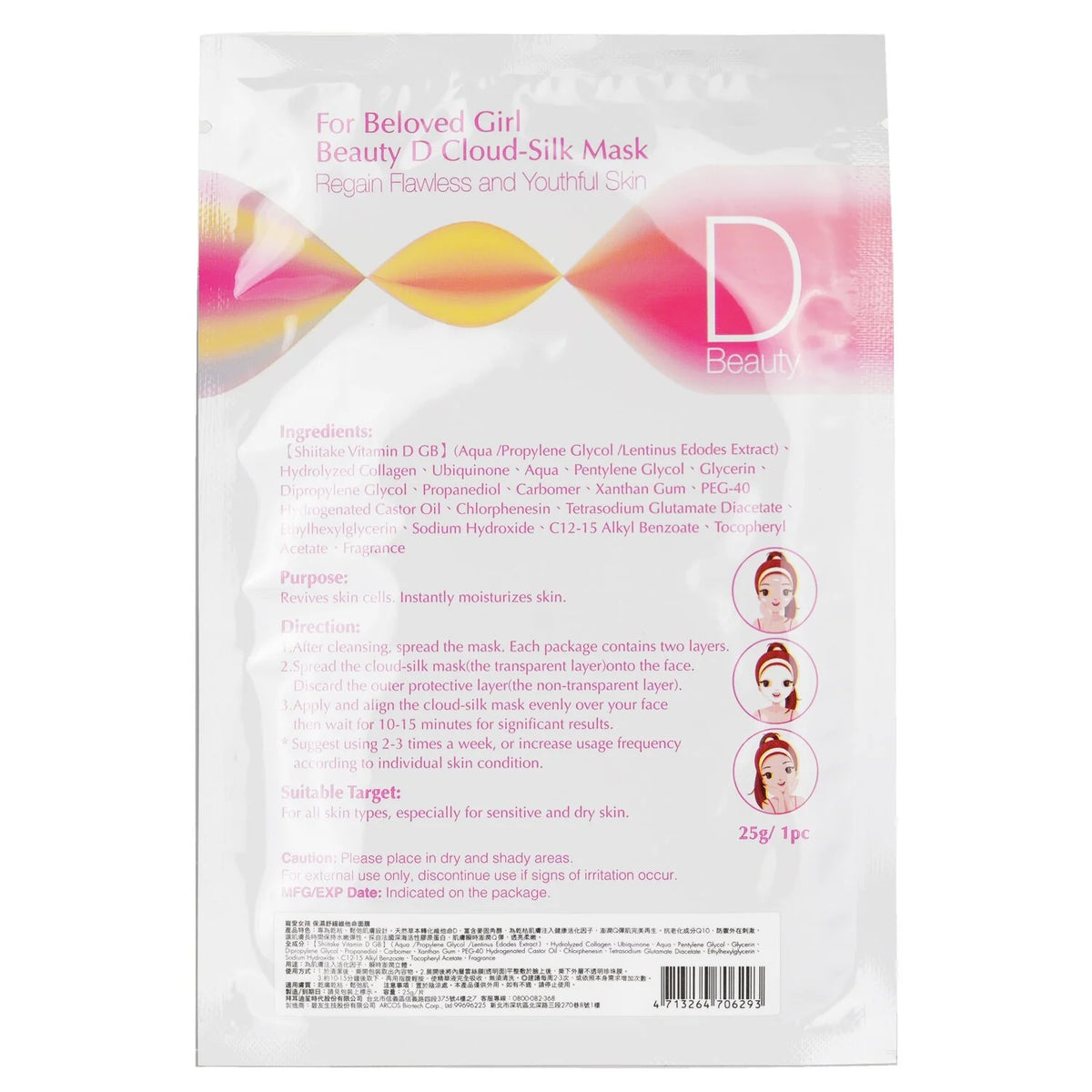 Beauty Mask 3 Sheets Q811327
