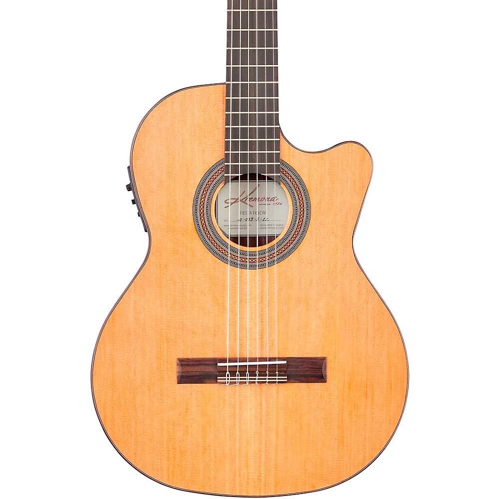 Thin Bodied Nylon-String Acoustic-Electric Guitar R524