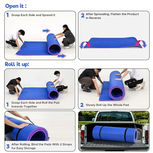 Floating Water Mat, 3-Layer Tear-Resistant XPE Foam T138