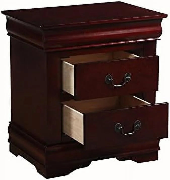 2 Drawer Cherry Nightstand O385843