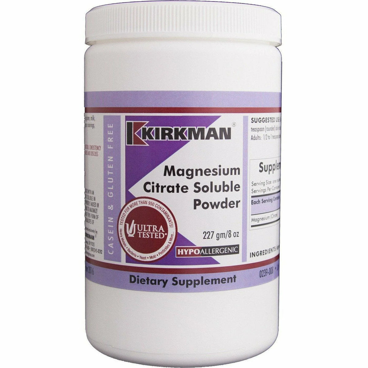 Magnesium Citrate Soluble Powder 8 oz Y146