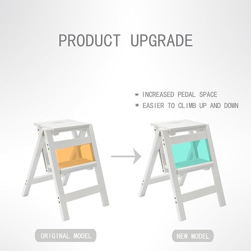 Foldable Wooden Step Stool L3047