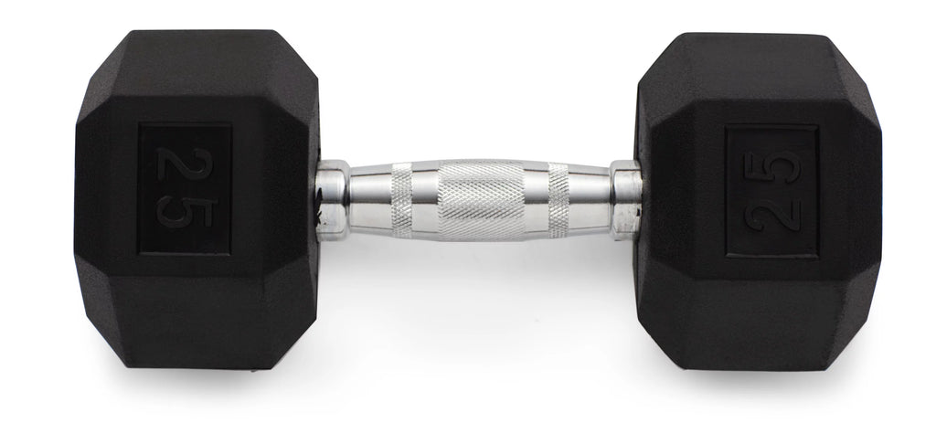 Rubber Hex Dumbbell 45 lbs O70147