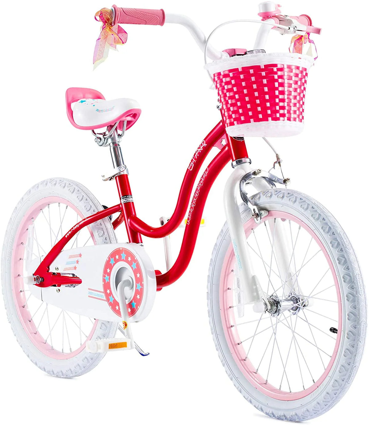 Blue 18 In. Kids Bike with Basket and Kickstand N6912