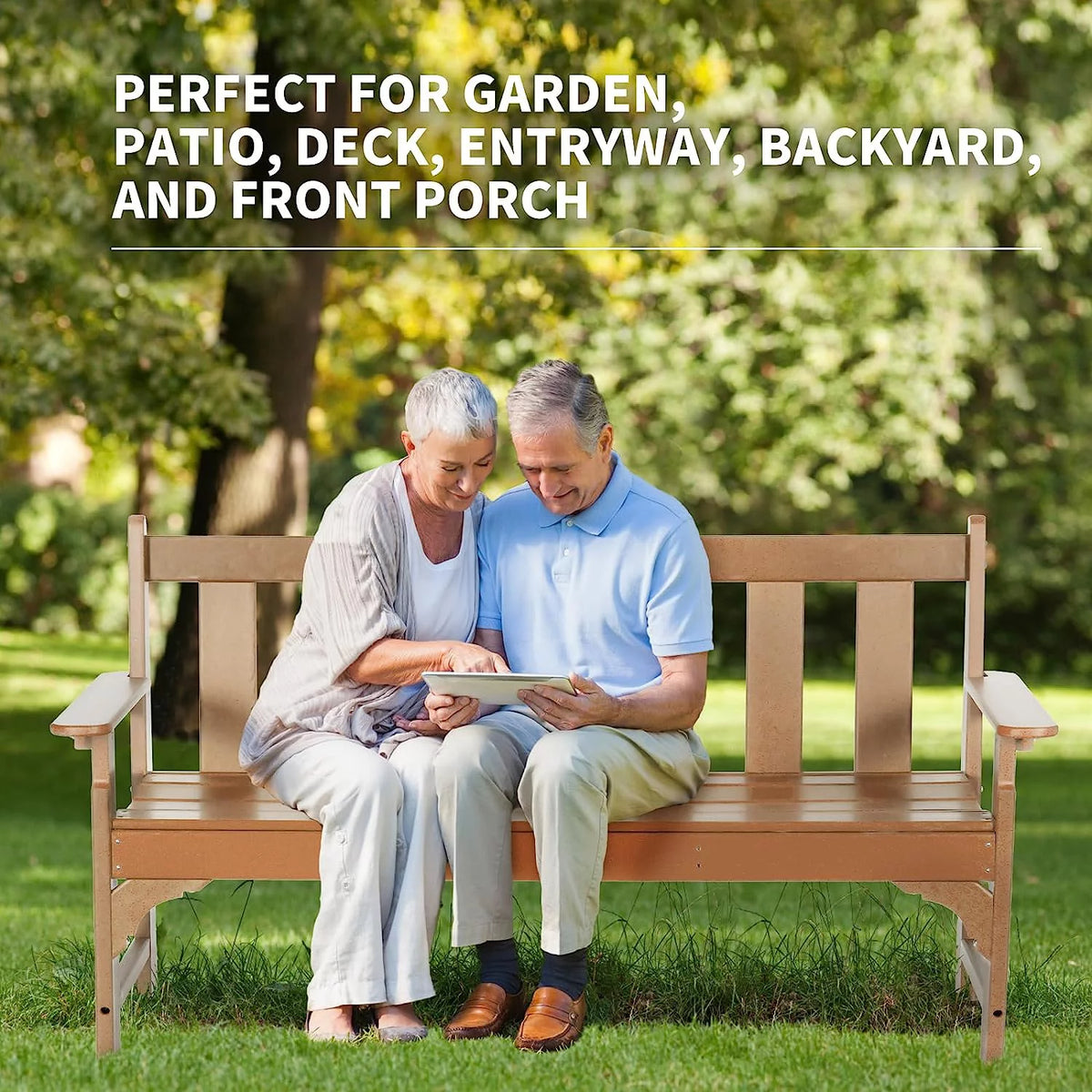HDPE All Weather 2-Person Outdoor Bench O920