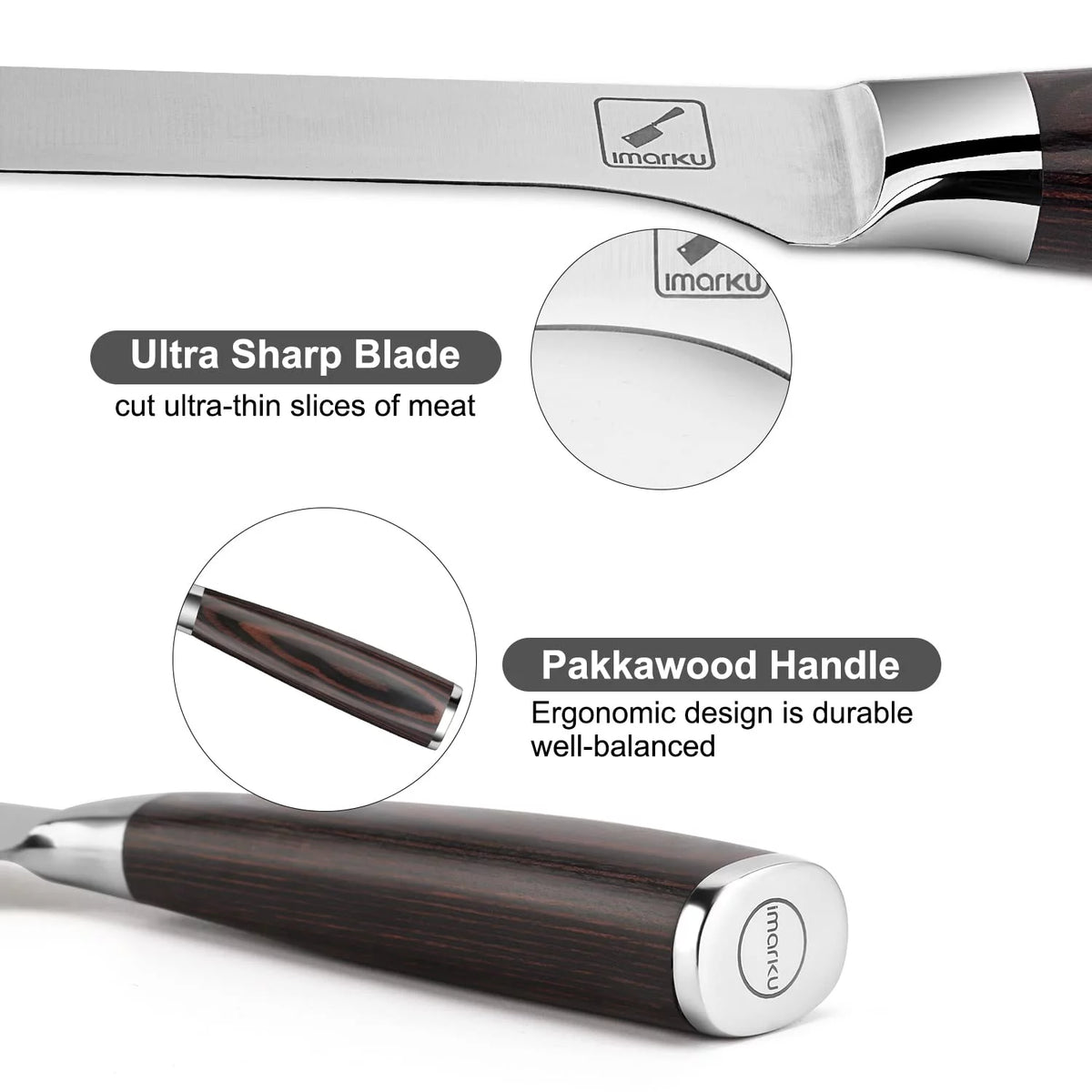 6-Inch High Carbon Stainless Steel Boning Knife F25200