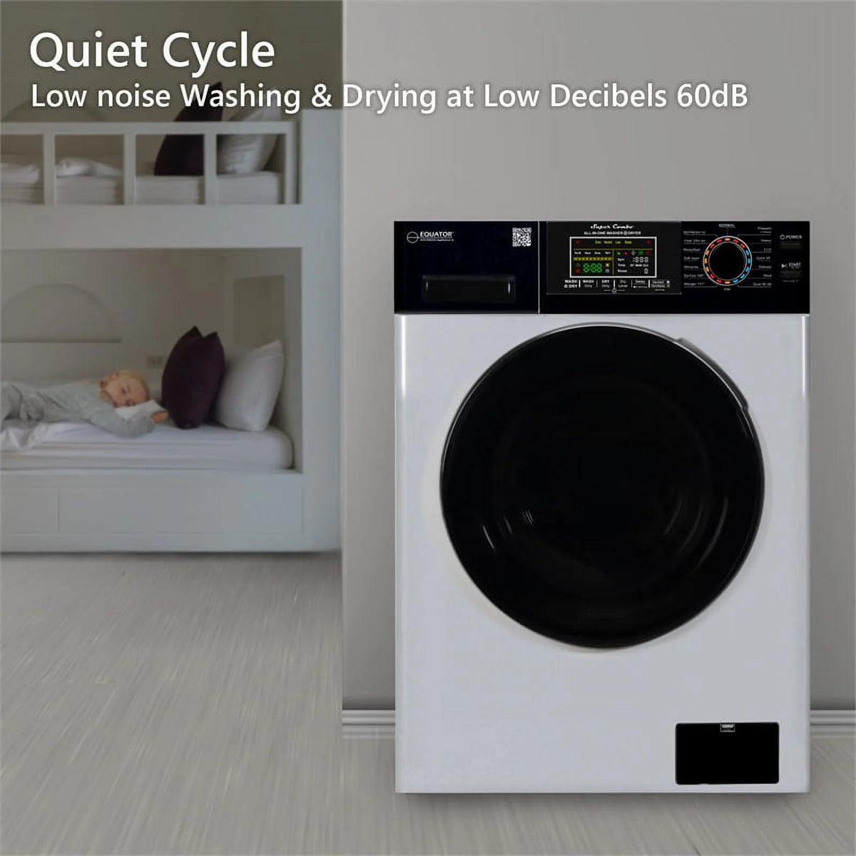 110V 18 lbs Combo Washer Dryer O6150