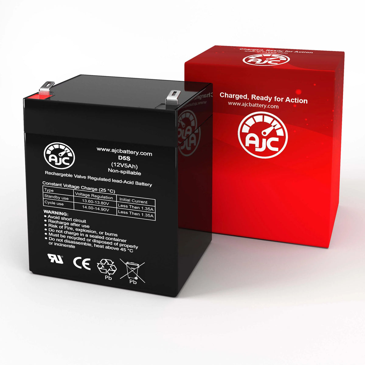 12V 5Ah Sealed Lead Acid Battery X8746