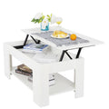 White Lift Up Coffee Table G2097