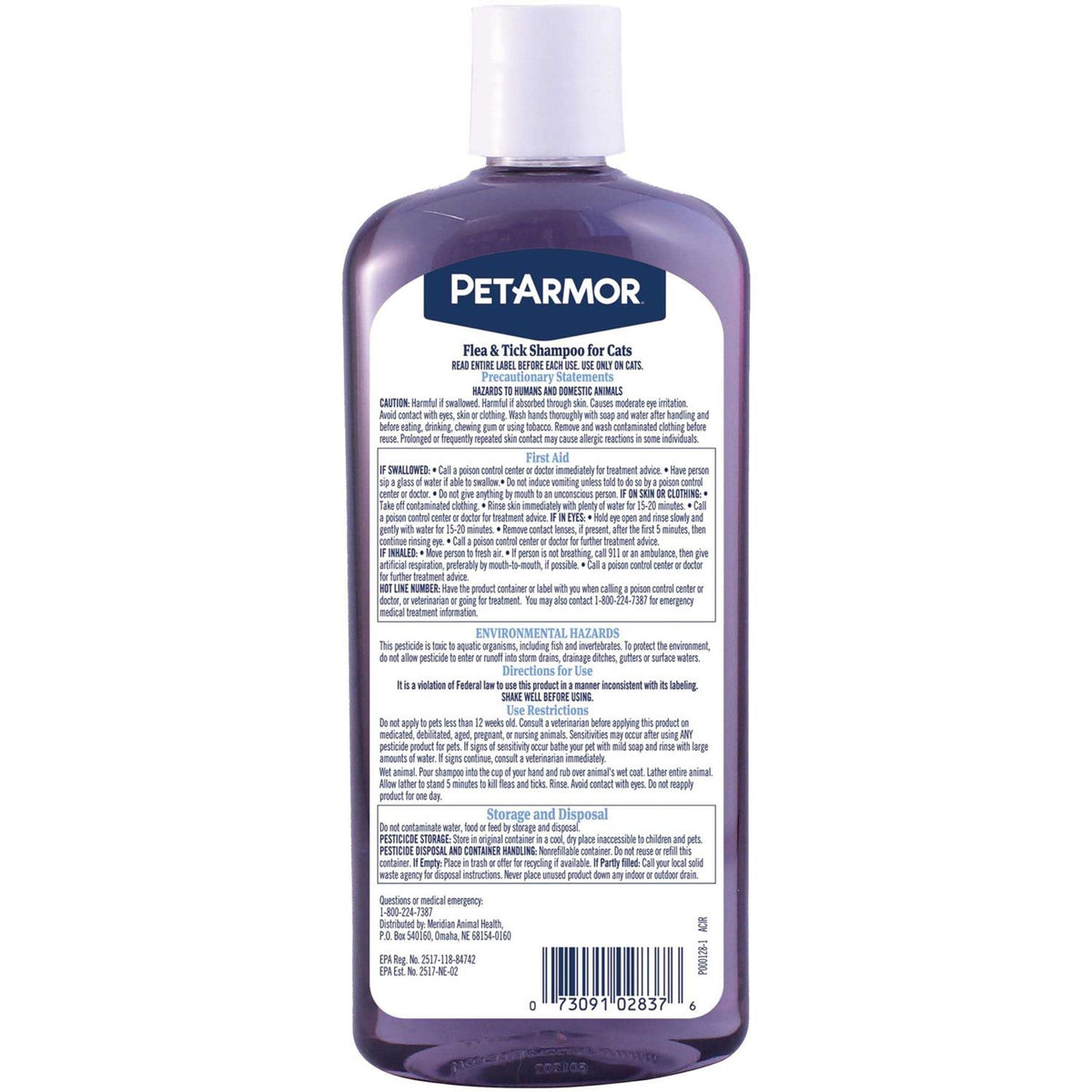 Flea & Tick Shampoo for Cats Coconut Berry Scent C406134