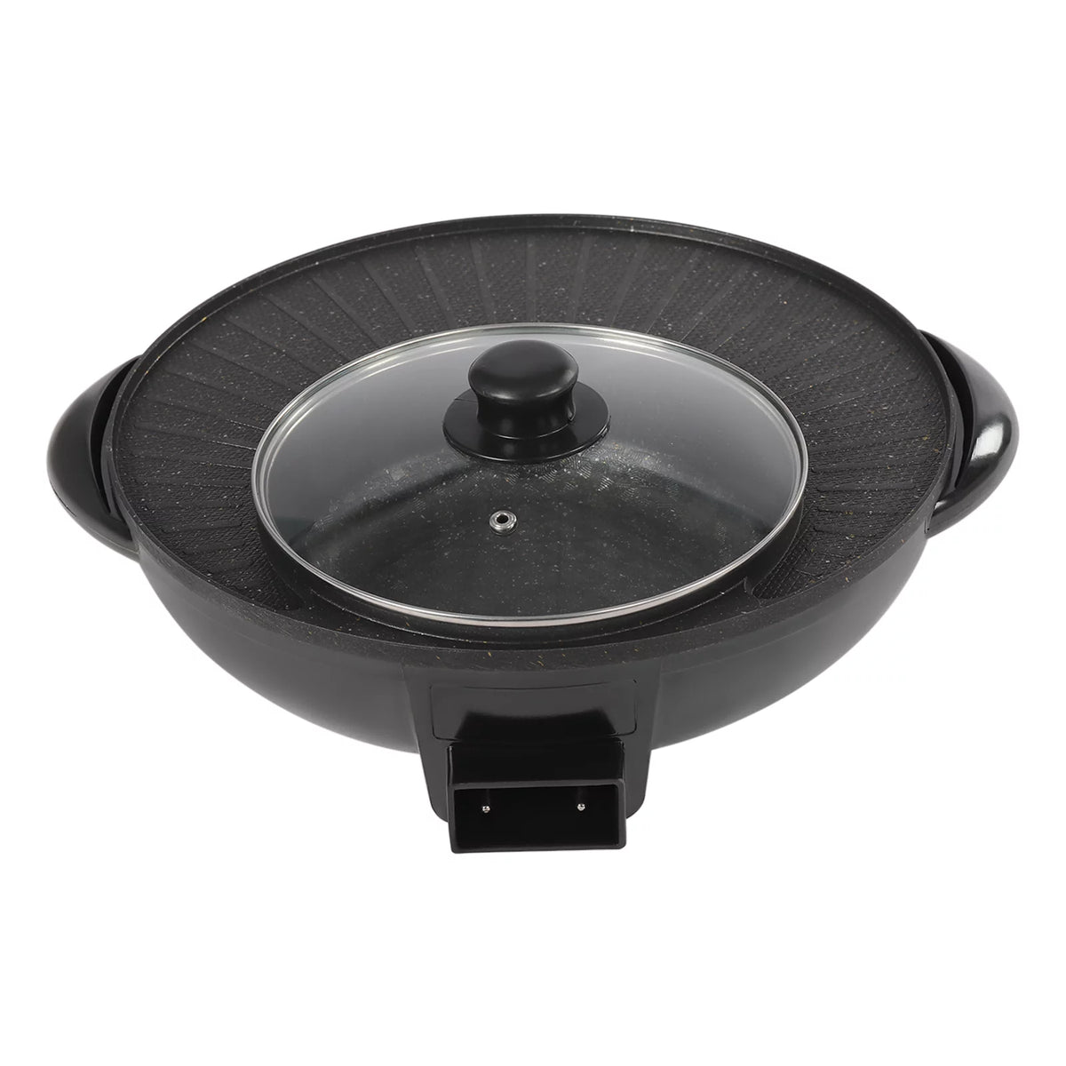 2 in 1 Electric Hot Pot Grill Cooker 1350W J74710