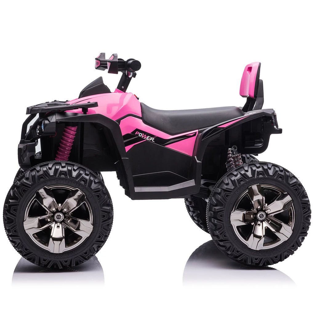 Black 24 Volt 2 Seater 4-Wheeler Quad Q952