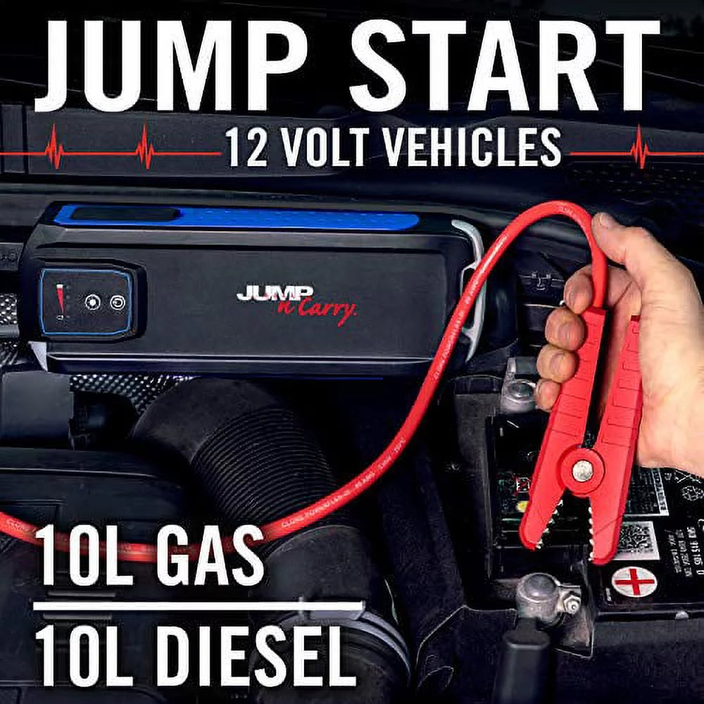 12V Lithium Jump Starter with 2 USB Ports Y16619