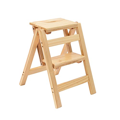 Foldable Wooden Step Stool L3047