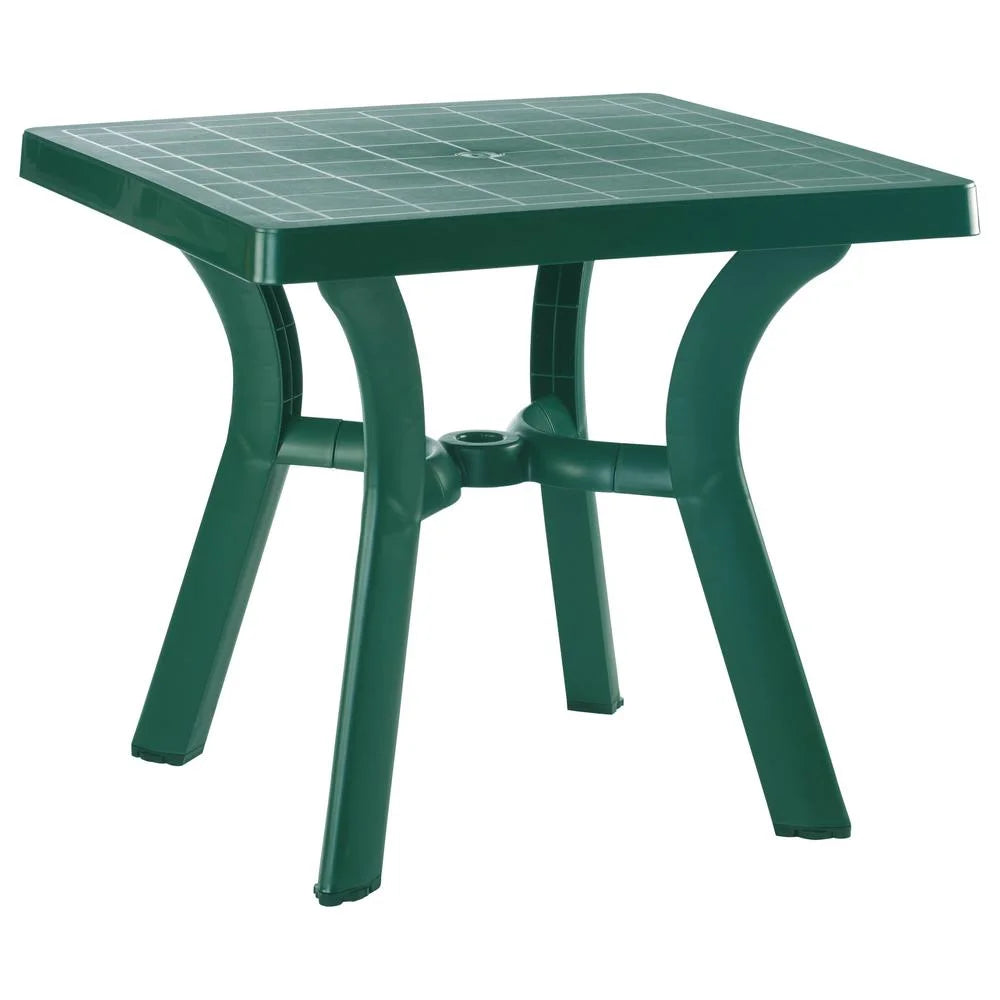 Green 31 inch Resin Square Dining Table L63437