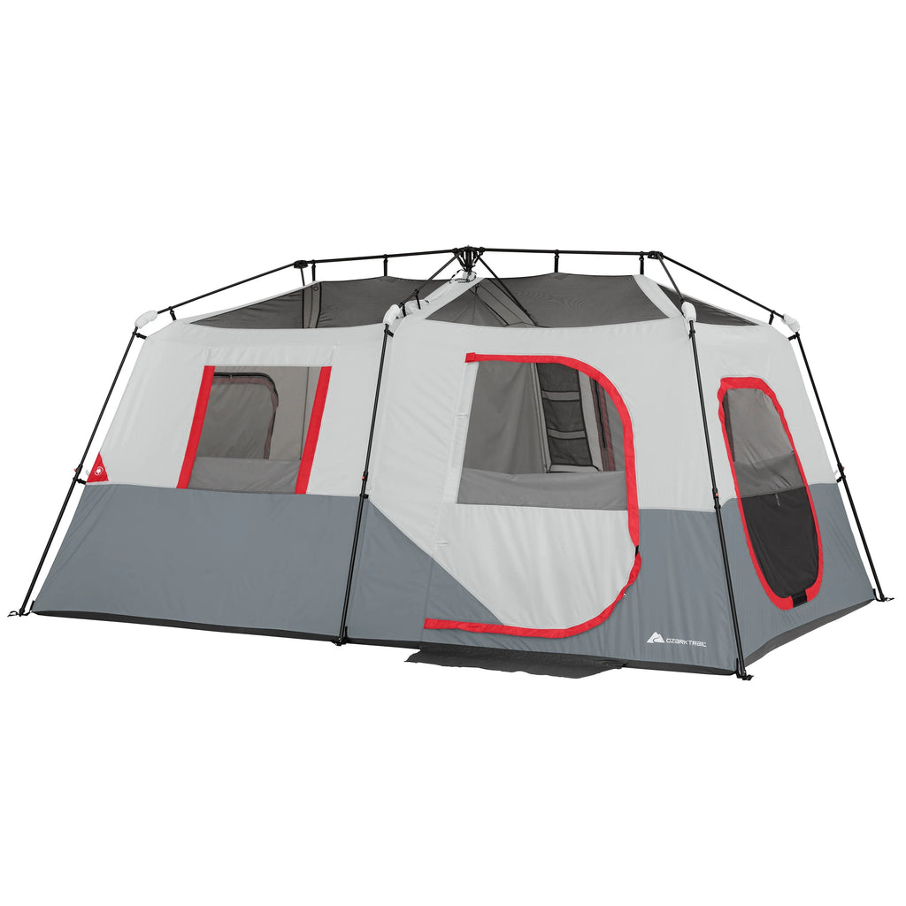 8-Person Instant Cabin Tent with LED Lights I227