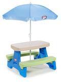 Kids Picnic Table with Umbrella F910783