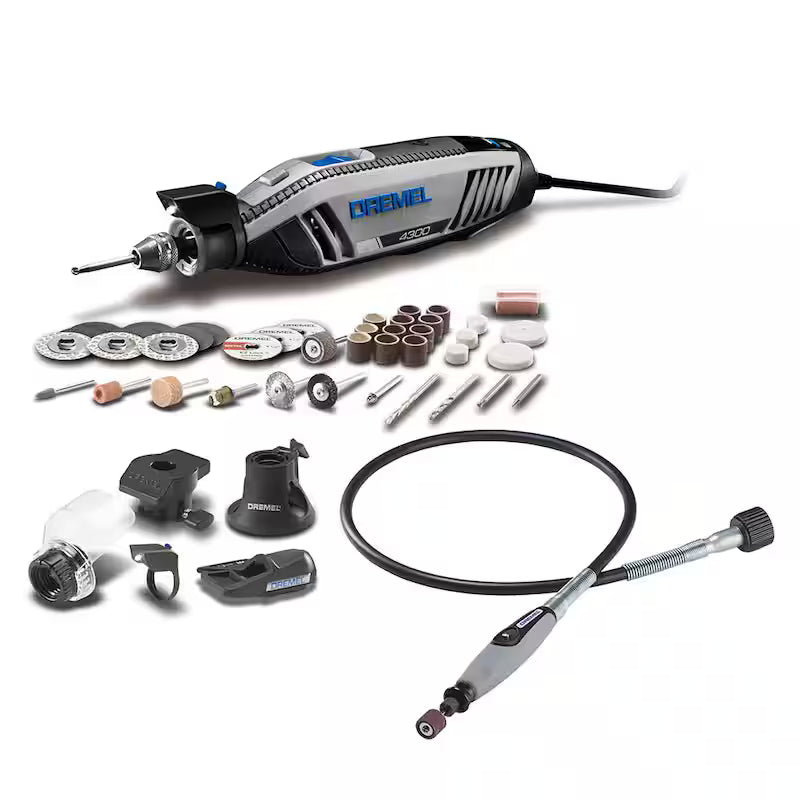 Variable Speed Corded Rotary Tool Kit with Flex Shaft Attachment C96784