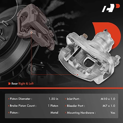 Disc Brake Caliper Assembly with Bracket Rear Right Passenger Side O8262