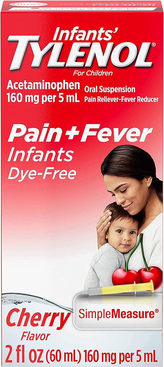 Dye-Free Cherry Acetaminophen Medicine 2 fl. oz E9907