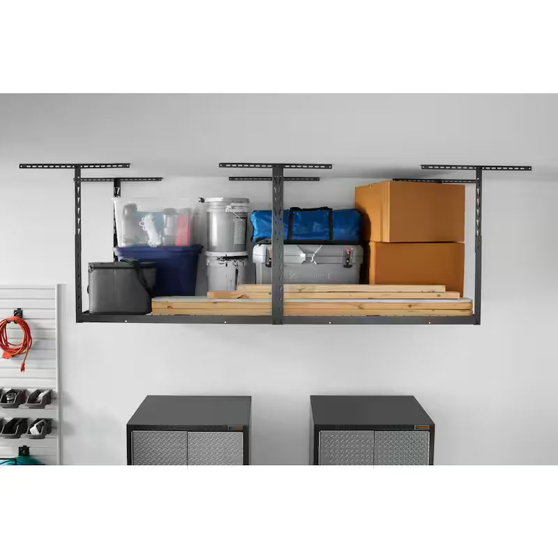 Adjustable Height Overhead Garage Storage Rack R478